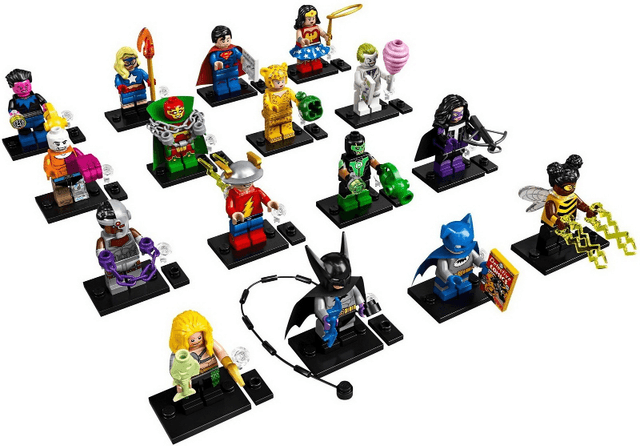 LEGO Minifigure, DC Super Heroes (Complete Series of 16 Complete Minifigure Sets) (71026-2) set, 2020
