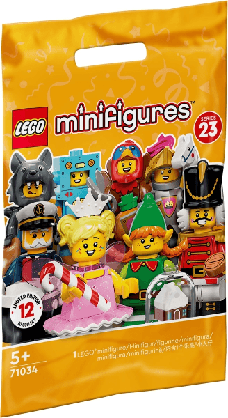 LEGO Minifigure, Series 23 (Complete Random Set of 1 Minifigure) (71034-1) set, 2022