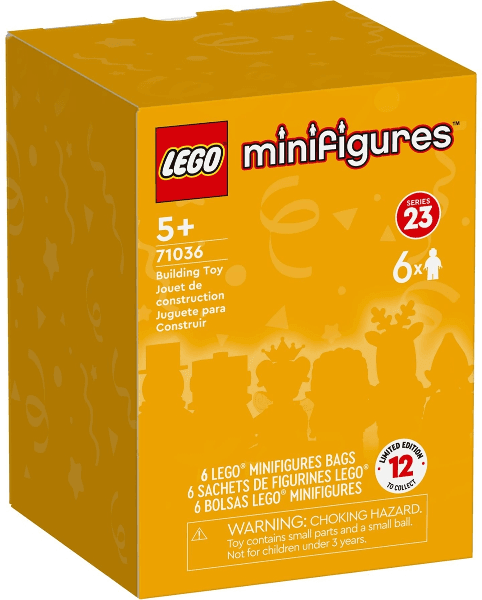 LEGO Minifigure, Series 23 (Box of 6) (71036-1) set, 2022