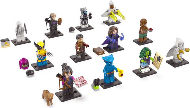 LEGO Minifigure, Marvel Studios, Series 2 (Complete Series of 12 Complete Minifigure Sets) (71039-2) set, 2023