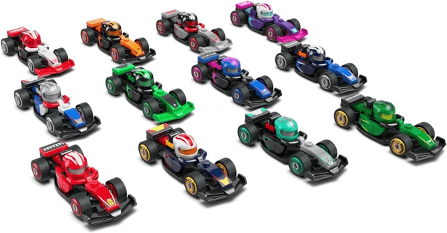 LEGO F1 Collectible Race Cars (Complete Series of 12 Complete Race Car Sets) (71049-2) set, 2025