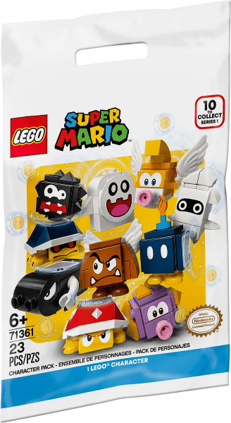 LEGO Character, Super Mario, Series 1 (Complete Random Set of 1 Character) (71361-1) set, 2020