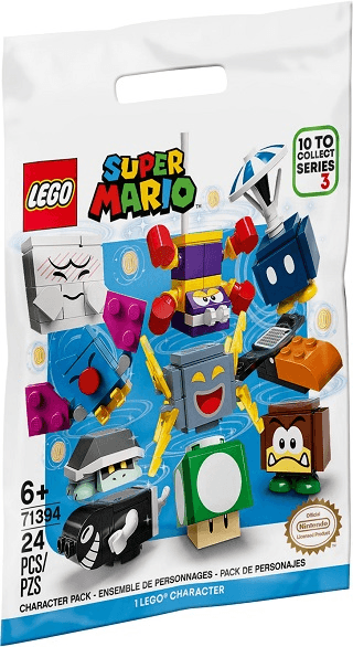 LEGO Character, Super Mario, Series 3 (Complete Random Set of 1 Character) (71394-1) set, 2021