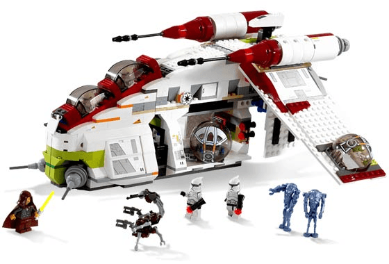 LEGO Republic Gunship (7163-1) set, 2002