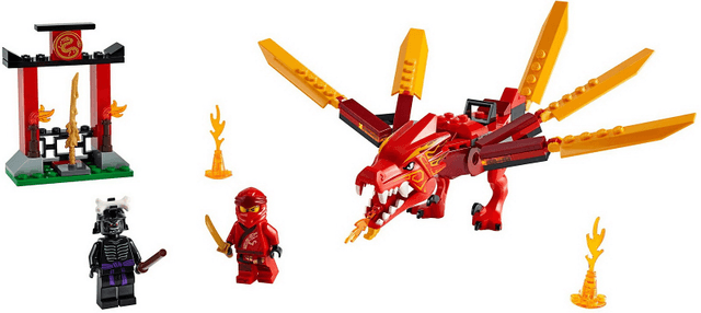 LEGO Kai's Fire Dragon (71701-1) set, 2020