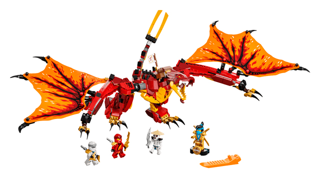 LEGO Fire Dragon Attack (71753-1) set, 2021