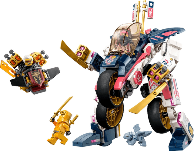LEGO Sora's Transforming Mech Bike Racer (71792-1) set, 2023