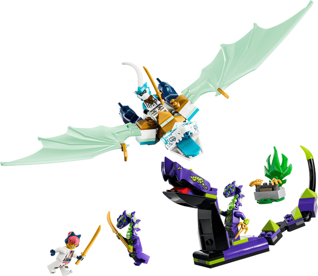 LEGO Zane's Ice Dragon Battle (71865-1) set, 2026