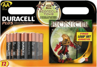 LEGO Gold Good Guy - Looking Left (Duracell 12 pack AA) {Turaga Lhikan} (7216-2) set, 2006