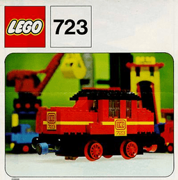 LEGO Diesel Locomotive with DB Sticker (723-2) set