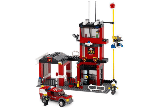LEGO Fire Station (7240-1) set, 2005