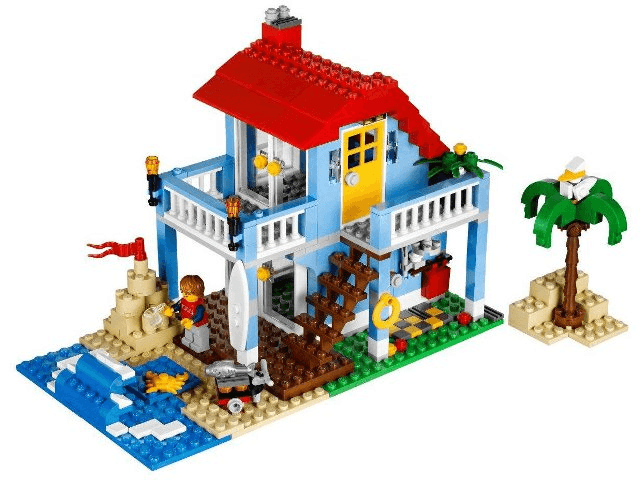 LEGO Seaside House (7346-1) set, 2012