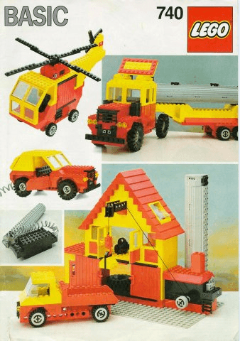 LEGO Basic Building Set (740-1) set, 1985