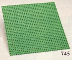 LEGO Baseplate, Green (745-1) set