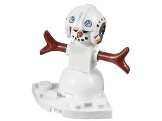 LEGO Advent Calendar 2018, Star Wars (Day 24) - Rebel Pilot Snowman (75213-25) set, 2018
