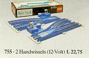 LEGO Left and Right Switches (755-1) set, 1974