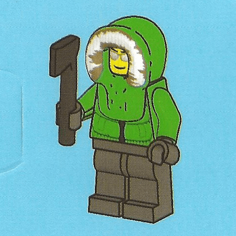 LEGO Advent Calendar 2011, City (Day  9) - Ice Fisherman (7553-10) set, 2011