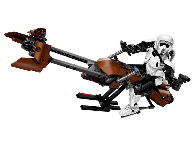 LEGO Scout Trooper & Speeder Bike (75532-1) set, 2017