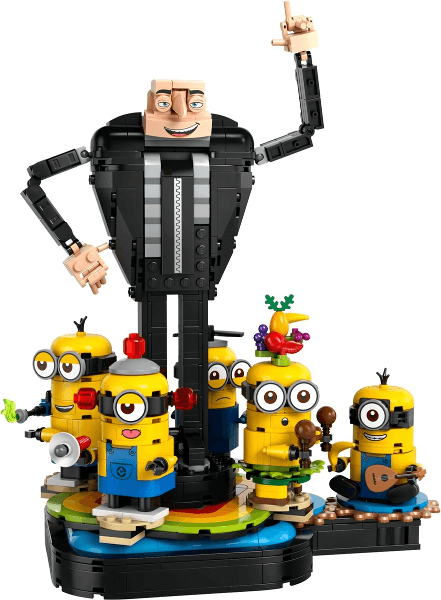 LEGO Brick-Built Gru and Minions (75582-1) set, 2024
