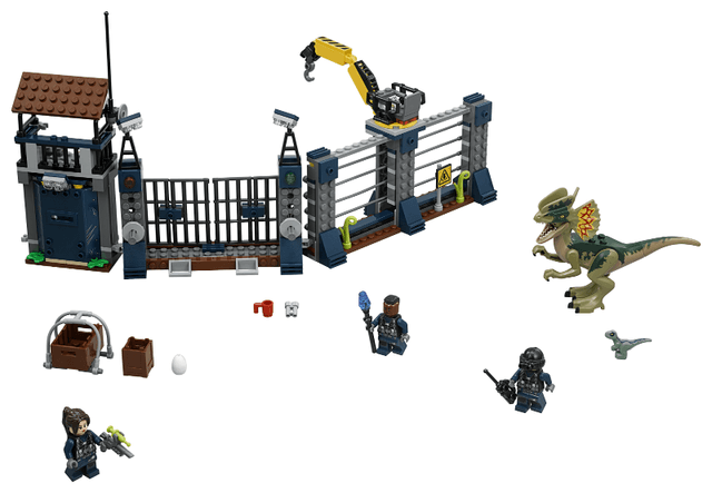 LEGO Dilophosaurus Outpost Attack (75931-1) set, 2018