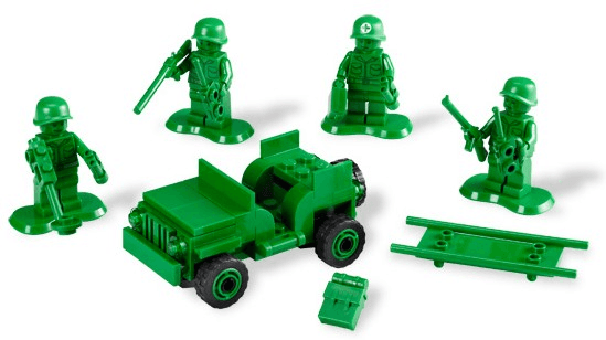 LEGO Army Men on Patrol (7595-1) set, 2010