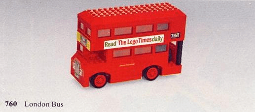LEGO London Bus (760-2) set, 1975