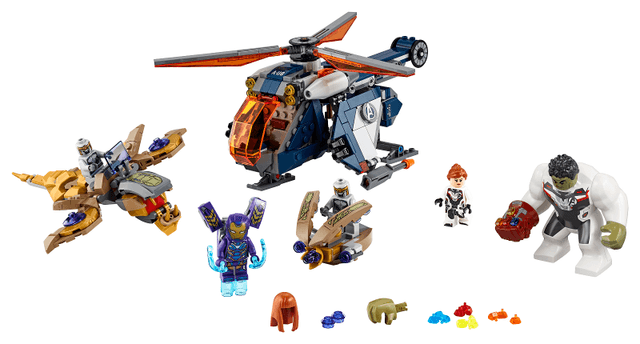 Avengers Hulk Helicopter Rescue