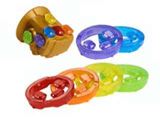 LEGO Advent Calendar 2021, Super Heroes, The Avengers (Day 24) - Infinity Gauntlet and Stones (76196-25) set, 2021