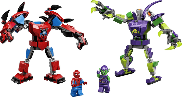 LEGO Spider-Man & Green Goblin Mech Battle (76219-1) set, 2022