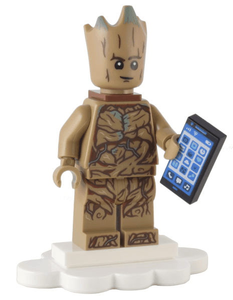 LEGO Advent Calendar 2022, Super Heroes, Guardians of the Galaxy (Day 19) - Groot with Phone and Stand (76231-20) set, 2022