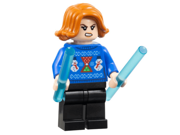 LEGO Advent Calendar 2023, Super Heroes, Avengers (Day  7) - Black Widow in Holiday Sweater with Icicle Batons (76267-8) set, 2023