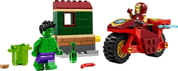 Iron Man with Bike and The Hulk
