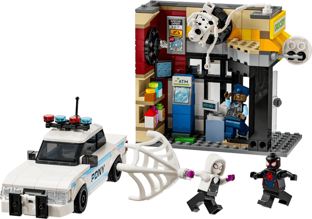 LEGO Miles Morales vs. the Spot (76311-1) set, 2025