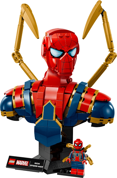 LEGO Iron Spider-Man Bust (76326-1) set, 2025