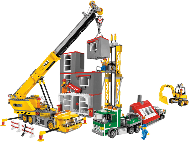 LEGO Construction Site (7633-1) set, 2009