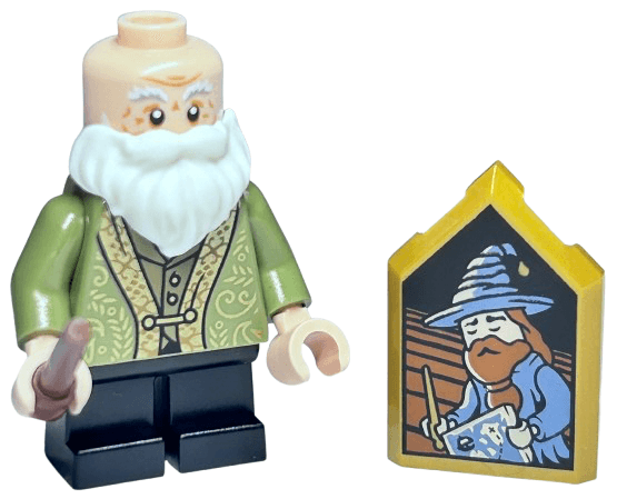 LEGO Advent Calendar 2024, Harry Potter (Day 19) - Professor Flitwick and 1 Random Collectible Portrait (76438-20) set, 2024