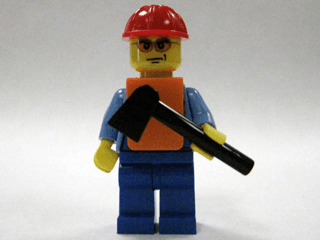 LEGO Advent Calendar 2009, City (Day 21) - Lumberjack (7687-22) set, 2009