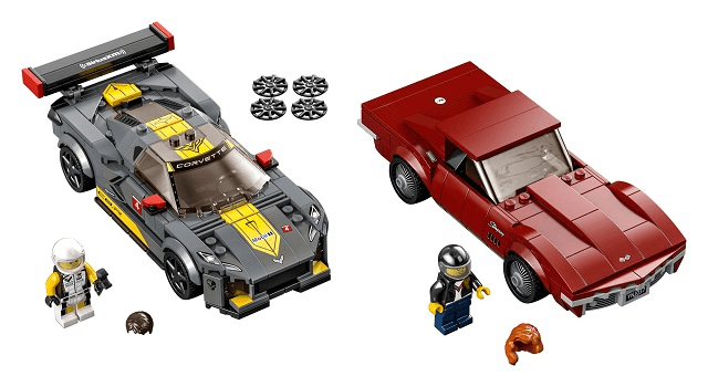 LEGO Chevrolet Corvette C8.R Race Car and 1968 Chevrolet Corvette (76903-1) set, 2021