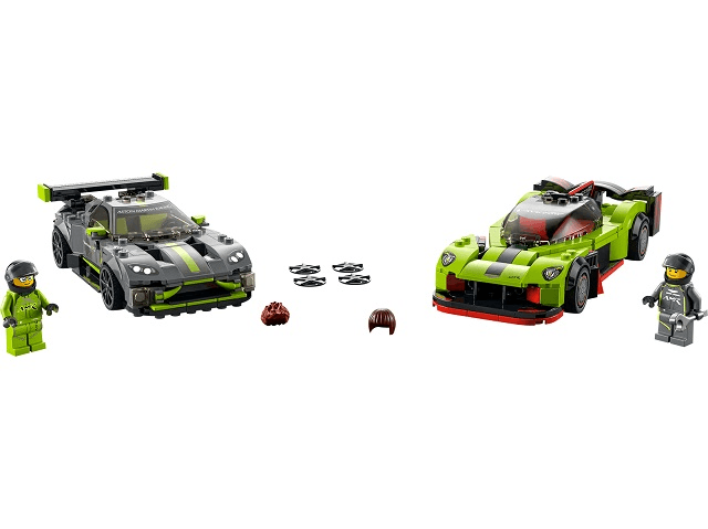 LEGO Aston Martin Valkyrie AMR Pro and Aston Martin Vantage GT3 (76910-1) set, 2022