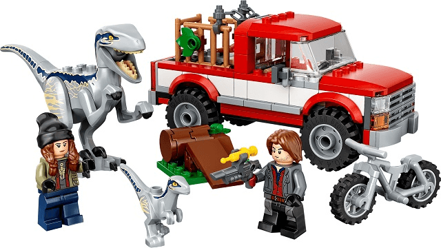LEGO Blue & Beta Velociraptor Capture (76946-1) set, 2022