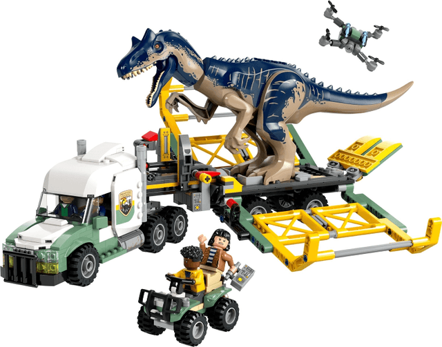 LEGO Dinosaur Missions: Allosaurus Transport Truck (76966-1) set, 2024