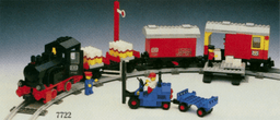 LEGO Steam Cargo Train, battery (7722-1) set