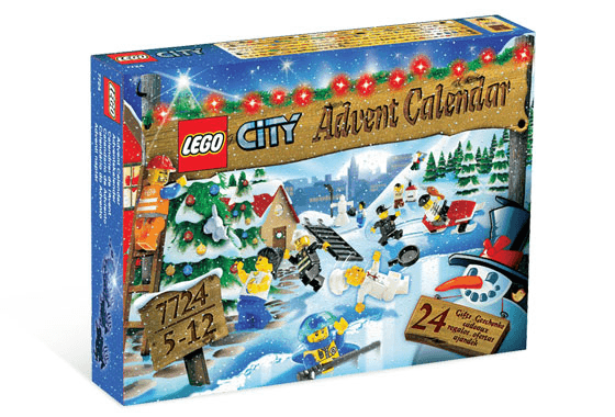 LEGO Advent Calendar 2008, City (7724-1) set, 2008