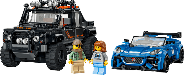 LEGO Jaguar F-TYPE Project 7 & Land Rover Defender Classic (77264-1) set, 2026