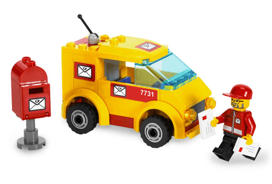 LEGO Mail Van (7731-1) set, 2008