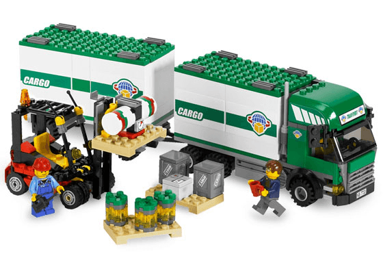 LEGO Truck & Forklift (7733-1) set, 2008