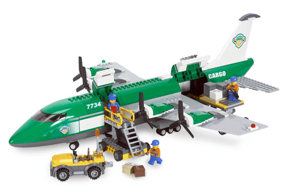 LEGO Cargo Plane (7734-1) set, 2008
