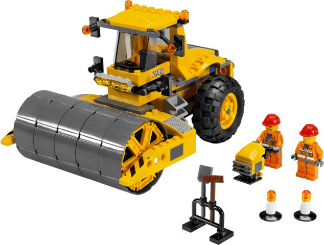 LEGO Single-Drum Roller (7746-1) set, 2009