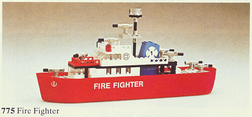 LEGO Fire Fighter Ship (775-1) set, 1978