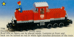 LEGO Diesel Heavy Shunting Locomotive (7755-1) set